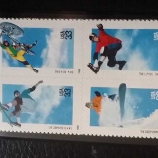 Stamp Collection USA ski
