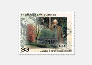 stamp collection frederick law olmsted landscape arthitect at bargainpyramid.com