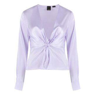 pinko lilac silk elegance blouse bargain pyramid.com