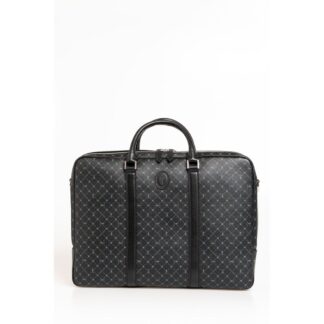 trussardi black leather briefcase bargain pyramid.com