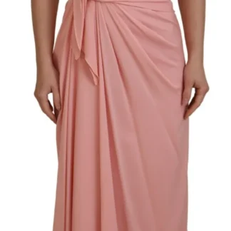 dolce gabbana pink silk stretch staples dress bargain pyramid.com