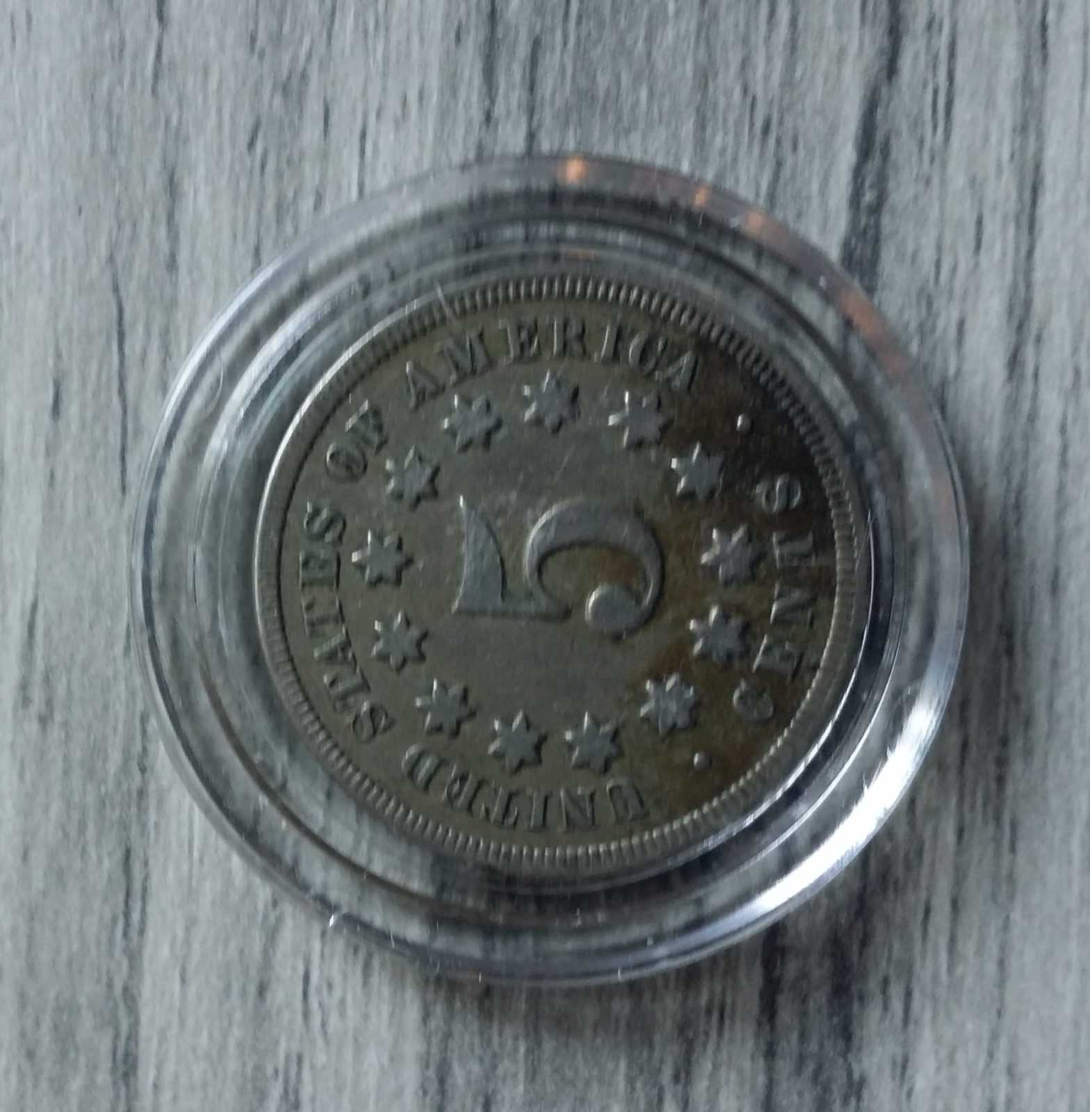 Coin Collection USA Edition 1868 shield Nickel