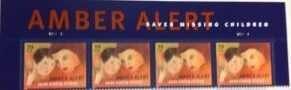Stamp Collection USA, amber alert stamp set