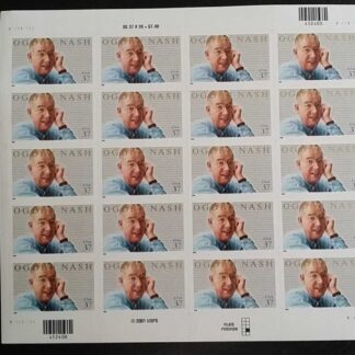 Stamp Collection USA Stamp Collection USA OGDEN NASH