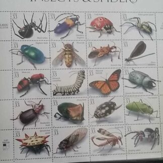 Stamp Collection USA Insects and Spiders