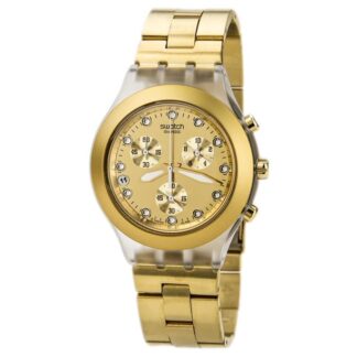 Swatch Chronograph Watch Gold Plated