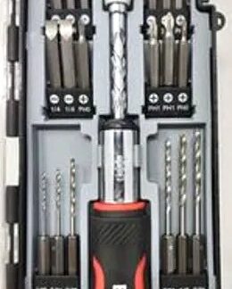 EZ Tools Super Driver 19 pc Spin Force Drill and Bit Set