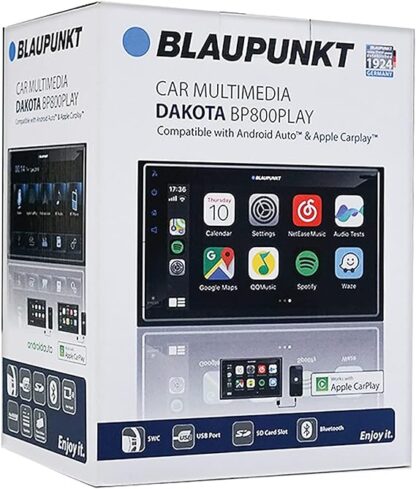 BLAUPUNKT 7" DOUBLE DIN MECHLESS TOUCHSCREEN W/CARPLAY & ANDROID AUTO (DAKOTA) - Image 2