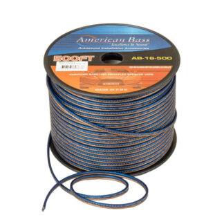AMERICAN BASS 16 GAUGE 500' BLUE WIRE (AB16-500)