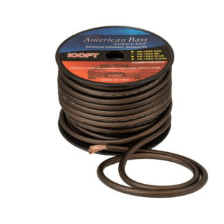 AMERICAN BASS 4 GAUGE 100' BLACK WIRE (AB1666BK)