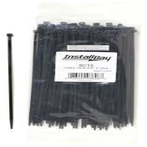 INSTALL BAY ZIP TIES 8" 100 PacK (BCT8)