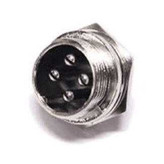 WORKMAN 4 CONDUCTOR CHASSIS MOUNT MIC CONNECTOR (C4P)