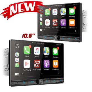 POWER ACOUSTIK 10.6" DOUBLE DIN W/DVD APPLE CARPLAY & ANDROID AUTO (CPAA-70D10F)