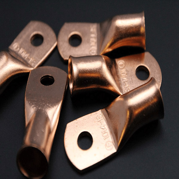 INSTALL BAY 0 GAUGE 1/4" COPPER RING TERMINAL (CUR1014)