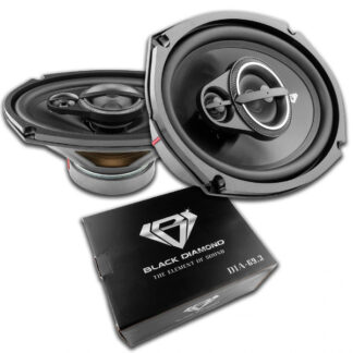 BLACK DIAMOND 6X9 COAXIAL SPEAKER 3 WAY 4-OHM 180 WATTS (DIA-69.3)