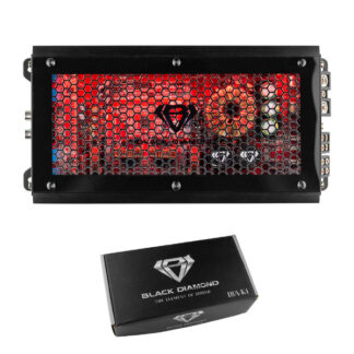BLACK DIAMOND FULL RANGE CLASS D 4-CHANNEL AMPLIFIER 2000 WATTS WITH LED (DIA-K4)