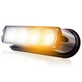 DB LIGHTING SURFACE MOUNT STROBE LIGHT WHITE/AMBER (EL4AW2)