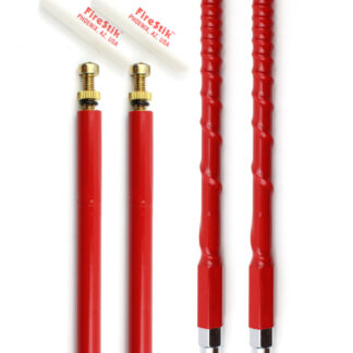 FIRESTIK TUNEABLE TIP FIBERGLASS ANTENNA 3' RED (FS3R)