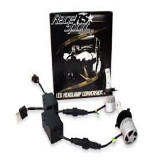 RACESPORT TERMINATOR H4 FANLESS LED HEADLIGHTS WITH BUILT IN DRIVER (H4TLED)