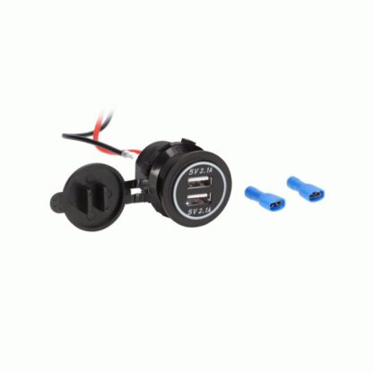 INSTALL BAY DUAL USB CHARGER 4.2 AMP FLUSH MOUNT (IBR86)