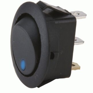 INSTALL BAY BLUE ROUND ROCKER SWITCH (IBRRSB)