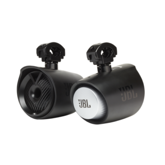 JBL 6.5″ 300 WATT 2 WAY RGB LIT WAKE TOWER SPEAKERS BLACK (MT6HLB)