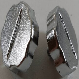 WORKMAN 5MM PLASTIC CHROME RADIO SIDE SCREWS (KN5PC)