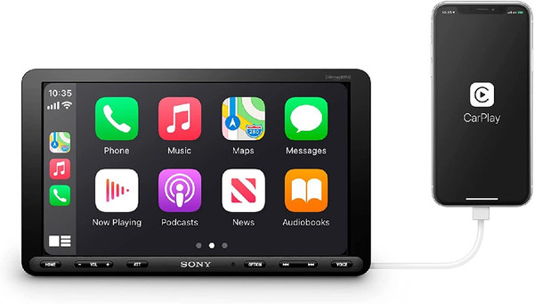 SONY 8.95" SINGLE DIN W/ CARPLAY & ANDROID AUTO (XAVAX-8100)