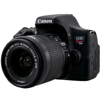 Canon T6i Professional Photo And Video Camera With 3 Canon Lenses. 5 Batteries and Charger and two carrying cases