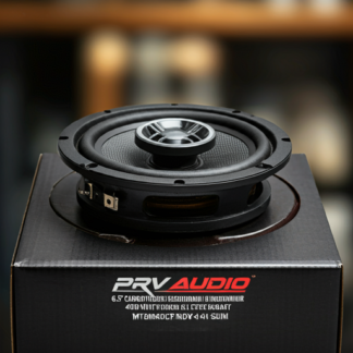 PRV AUDIO – 6.5″ CARBON FIBER NEODYMIUM MIDRANGE 400 WATT MOTORCYCLE SPEAKER SOLD AS EACH (MT6MR400CF-NDY-4-SLIM)