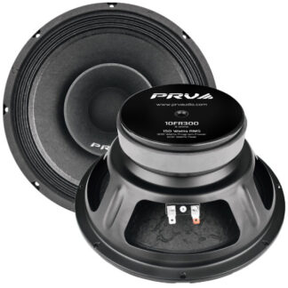 PRV AUDIO - 10" FULL RANGE - STAMPED STEEL BASKET - 2" VC - 300W PROGRAM POWER (10FR300)