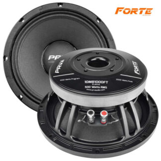 PRV AUDIO - 10" MID BASS - ALUMINUM BASKET - 3" VC- 500W PROGRAM POWER - FORTE SERIES (10MB1000FT)