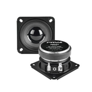 PRV AUDIO - 3" MID RANGE - STAMPED STEEL - 0.75" VC - 50W PROGRAM POWER (3MR50)