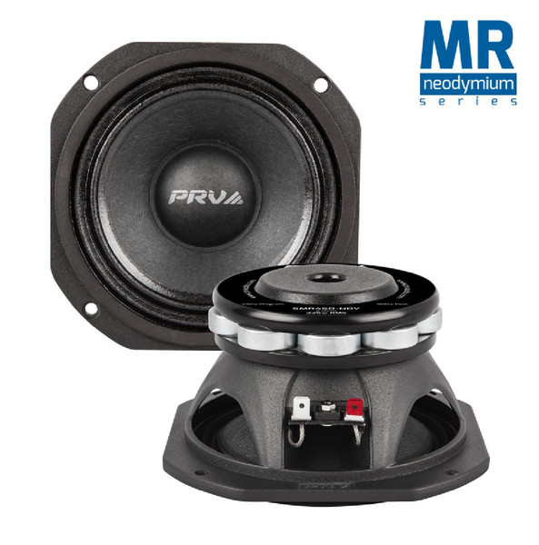 PRV AUDIO - 5" MID RANGE - NEODYMIUM - ALUMINUM BASKET - 1.5" VC - 450W PROGRAM POWER - 4 OHMS (5MR450-NDY-4)