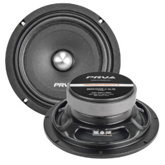 PRV AUDIO - 8" MID - STAMPED STEEL BASKET - 1.5" VC - 400 WATT - 4 OHM - SLIM (8MR400B-4 SLIM)