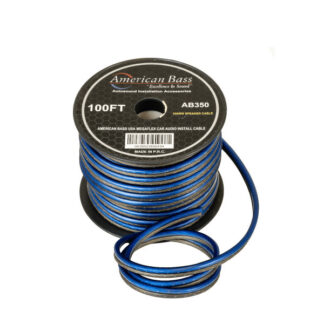 AMERICAN BASS 10 GAUGE 100' BLUE SPEAKER WIRE (AB10 100)