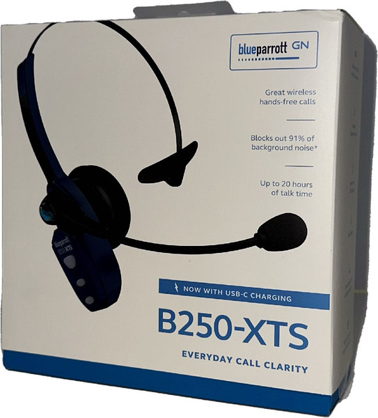 BLUE PARROTT BLUETOOTH HEADSET WITH HD VOICE (B250XTSSE)