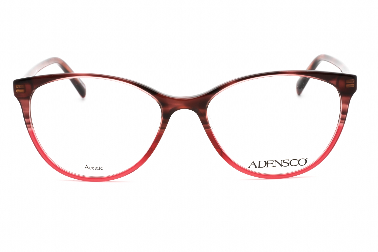 ADENSCO Eyeglasses AD 234 BRWHVNPNK/CLEAR DEMO LENS - Image 3
