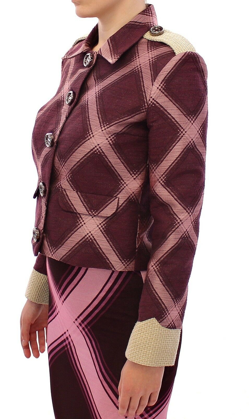 HOUSE OF HOLLAND Multicolor Check Print Jacket - Image 2