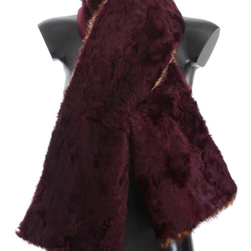 dolce gabbana leopard print lambskin fur scarf bargain pyramid.com