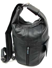 Large Special Design Genuine Leather 2 in 1 Backpack Sling Bag EL3006