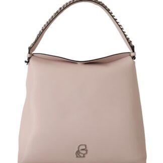 Karl Lagerfeld mauve chalk leather shoulder bag bargain pyramid.com