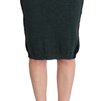 mila schon emerald wool blended pencil skirt bargain pyramid.com
