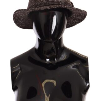 dolce gabbana gray tweed wide brimmed hat bargainpyramid.com