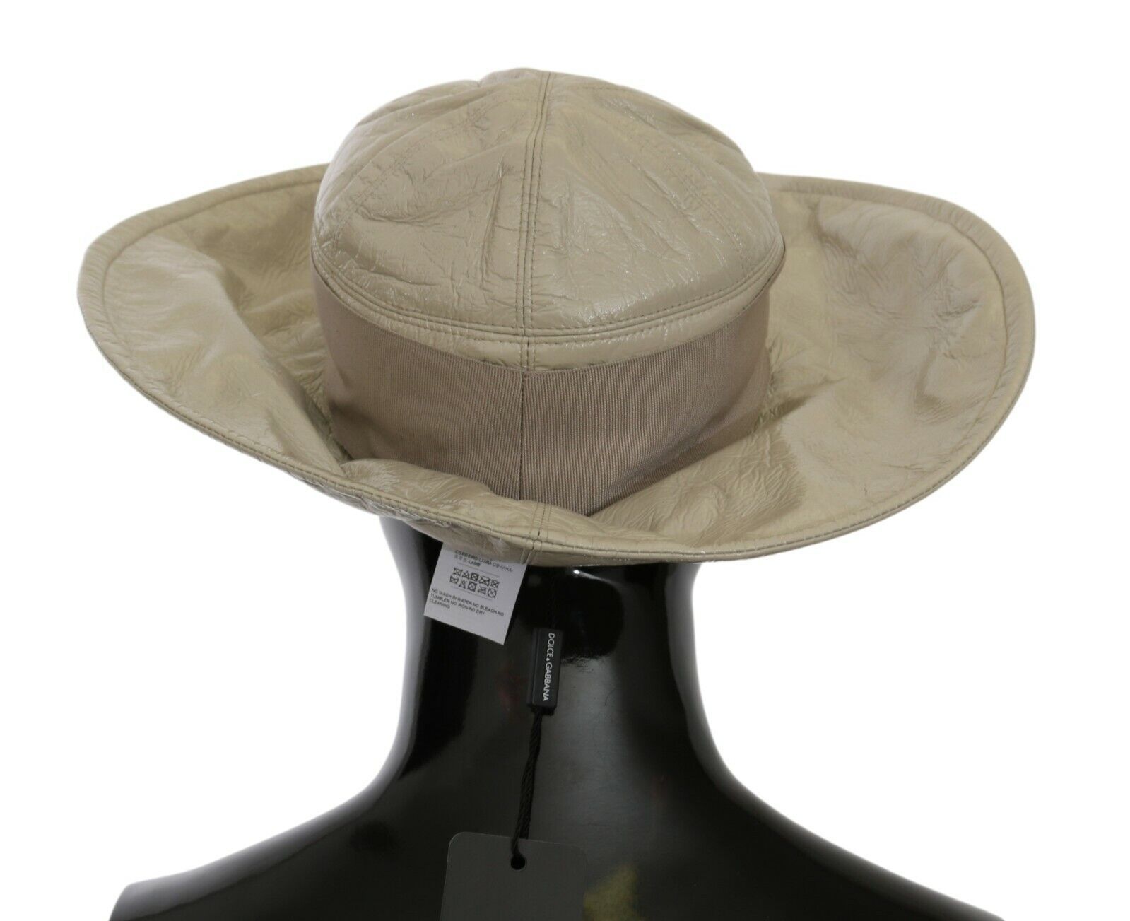 DOLCE & GABBANA Beige Panama Cap - Image 3