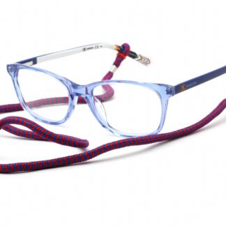 M MISSONI MMI 0008 BLUE / CLEAR LENS EYEGLASSES
