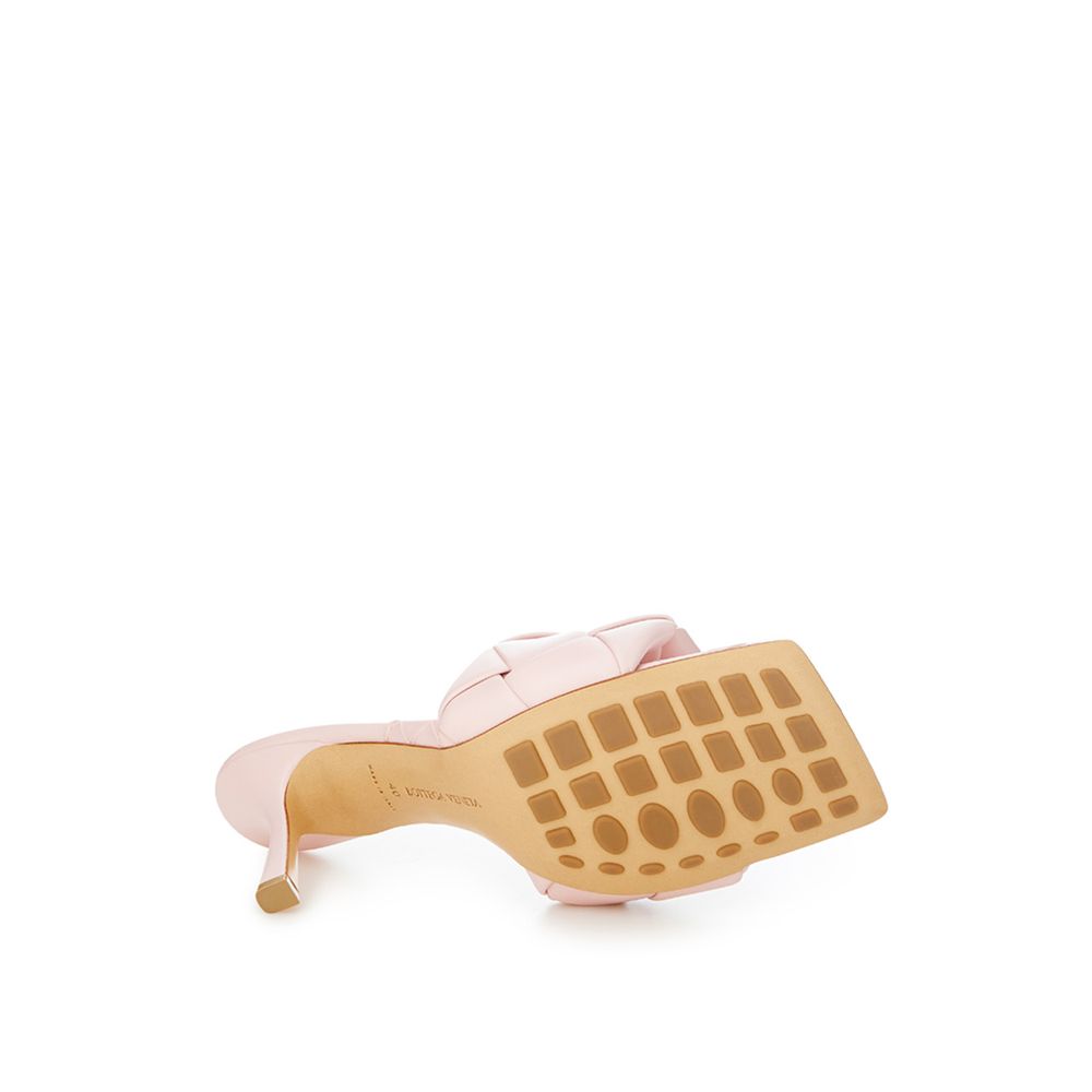 BOTTEGA VENETA Pink Leather Sandal - Image 5