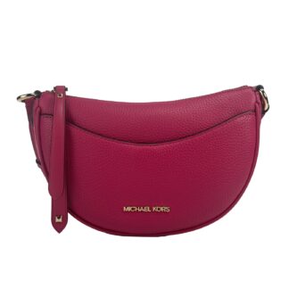 Michael kors dover pink half moon crossbody bag bargain pyramid.com