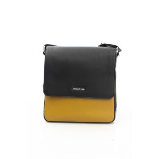 CERRUTI 1881 Yellow Leather Crossbody Bag