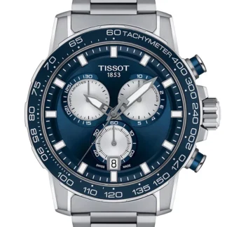 Tissot Men's Swiss Chronograph Supersport Stainless Steel Bracelet Watch 46mm